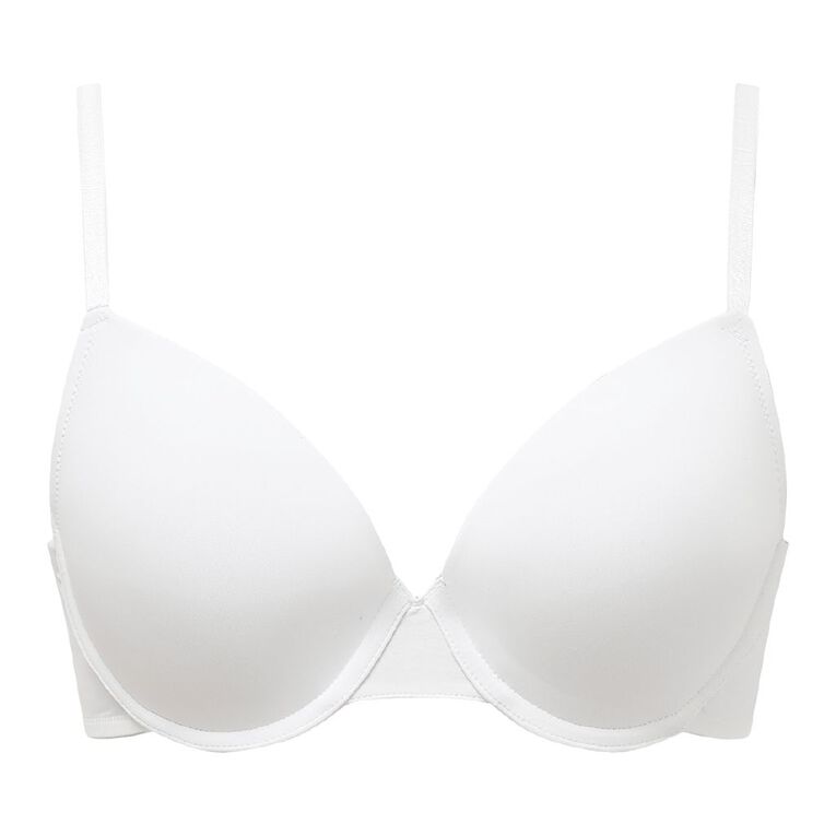 H&H Women's T-shirt Bra, White, hi-res
