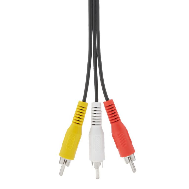 Tech.Inc 3RCA Plug to 3RCA Plug Cable 1.5m, , hi-res