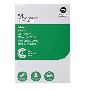 WS Photocopy Paper Wheat Based A4 80gsm 500 Sheet Ream