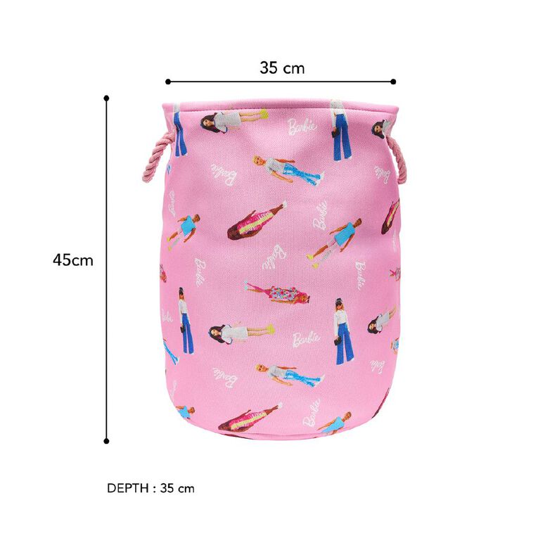 Barbie Toy Hamper Doll Print Pink, , hi-res