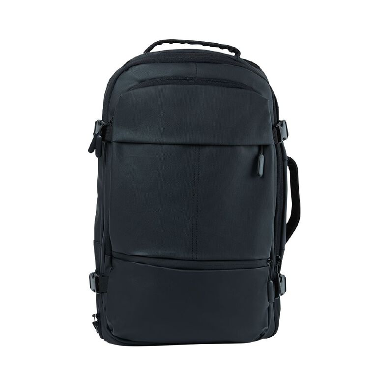 H&H Travel Expandable Backpack Black 16L, , hi-res