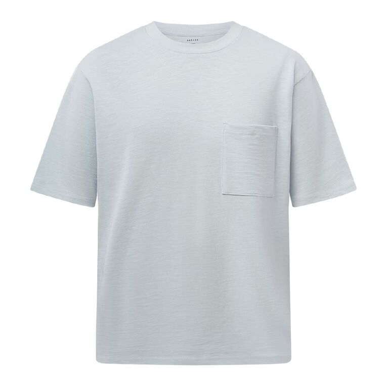Garage Men's Heavyweight Boxy Tee Slub, Blue Light, hi-res