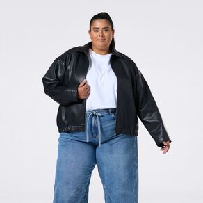 H&H Curve Women's PU Bomber