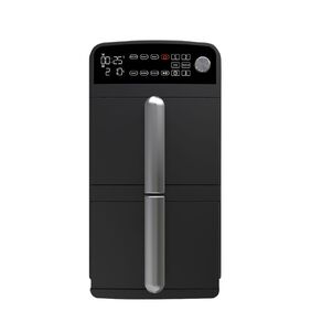 Living & Co Air Fryer 10L Dual Drawer Black