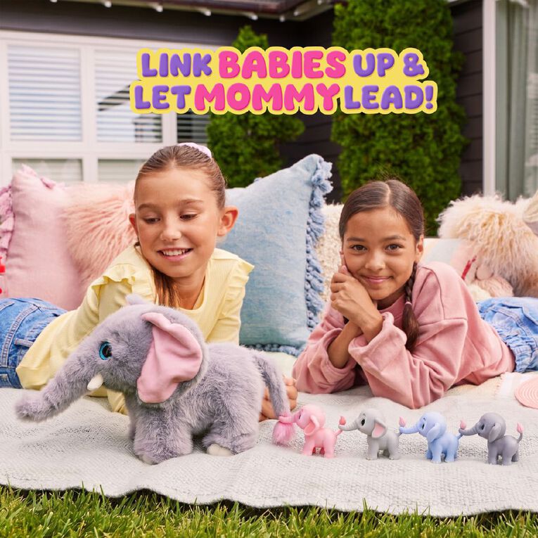 Zuru Pets Alive Mommy and Baby Surprise Series 1 Elephant, , hi-res