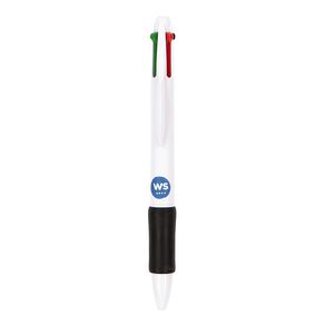 WS 4 Colour Grip Ballpoint Pen Multi-Coloured