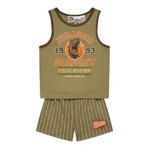 Jurassic Boys' Singlet and Short Pyjama Set
