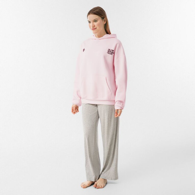 H&H Women's Lounge Hoodie, Pink Light, hi-res