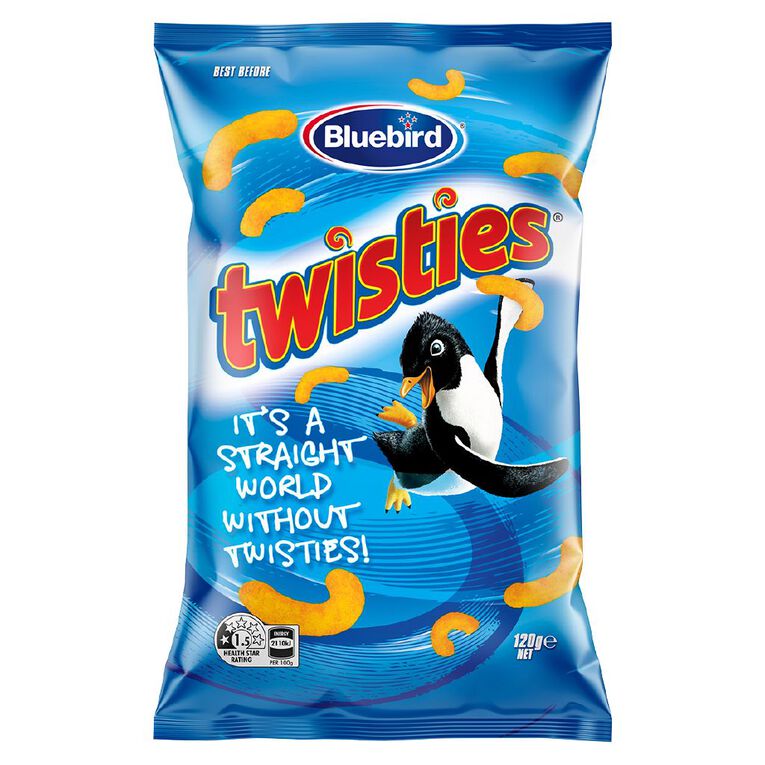 Bluebird Twisties Cheese 120g, , hi-res
