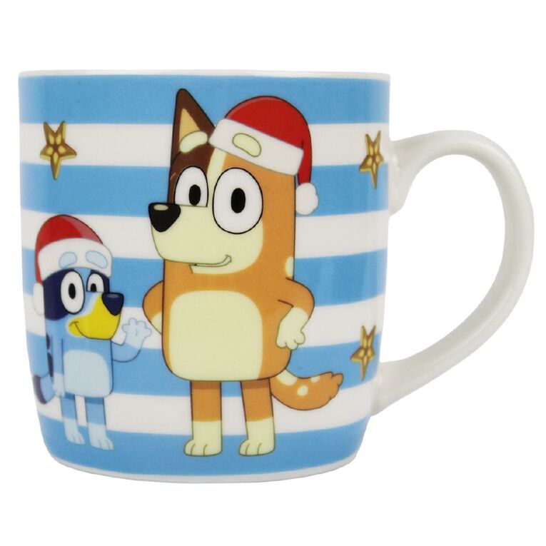 Bluey Christmas Mug Blue, , hi-res