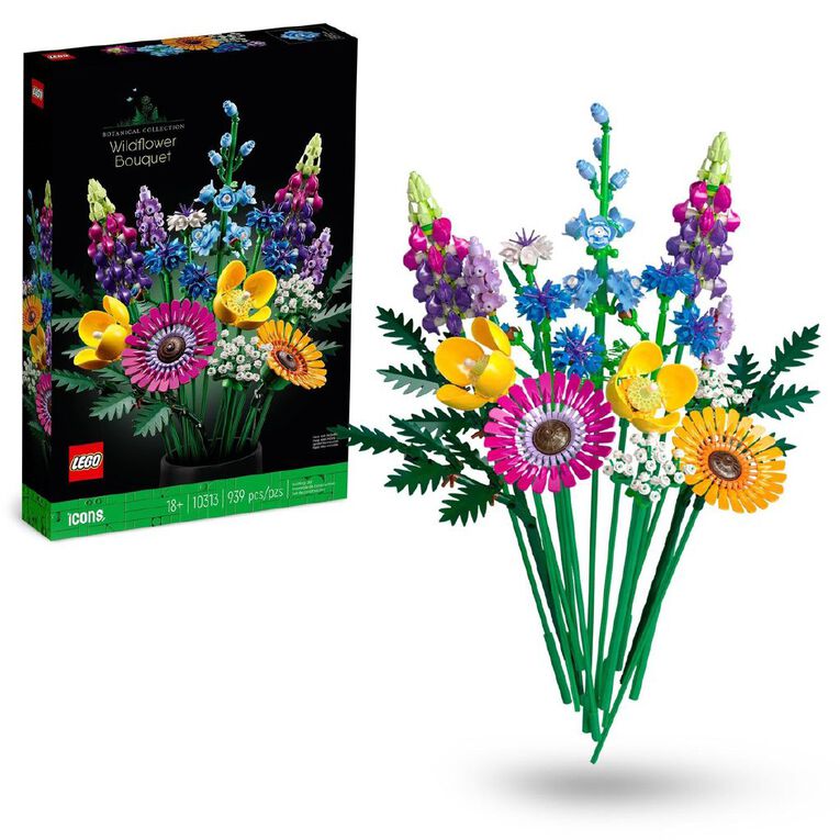 LEGO Icons Wild Flower Bouquet 10313, , hi-res