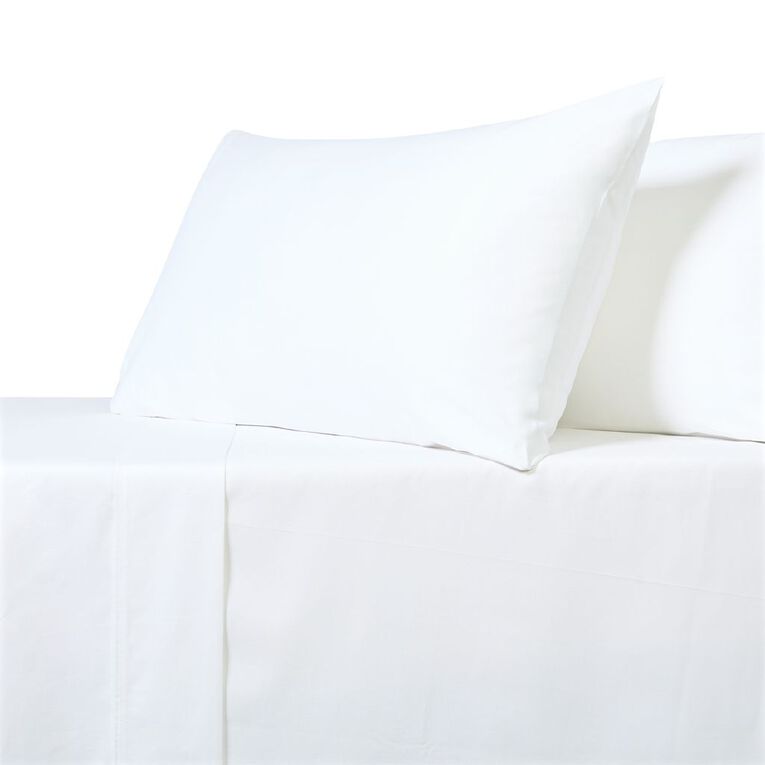 Maison d'Or 1000TC Cotton Sheet Set White Queen, , hi-res
