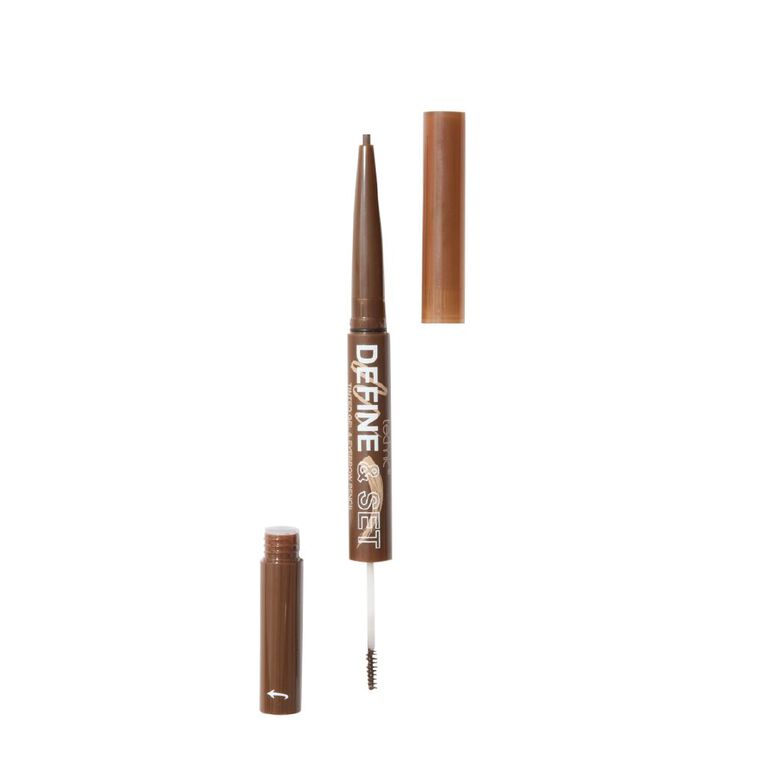 Technic Define & Set Tinted Gel & Eyebrow Pencil - Brunette, , hi-res
