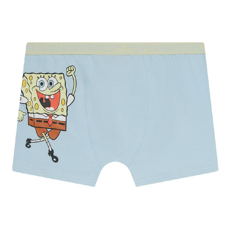 SpongeBob Boys' Trunks 2 Pack, Blue Light, hi-res