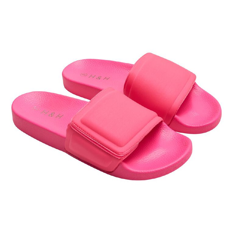 H&H Women's Easy Grip Slides, Pink, hi-res