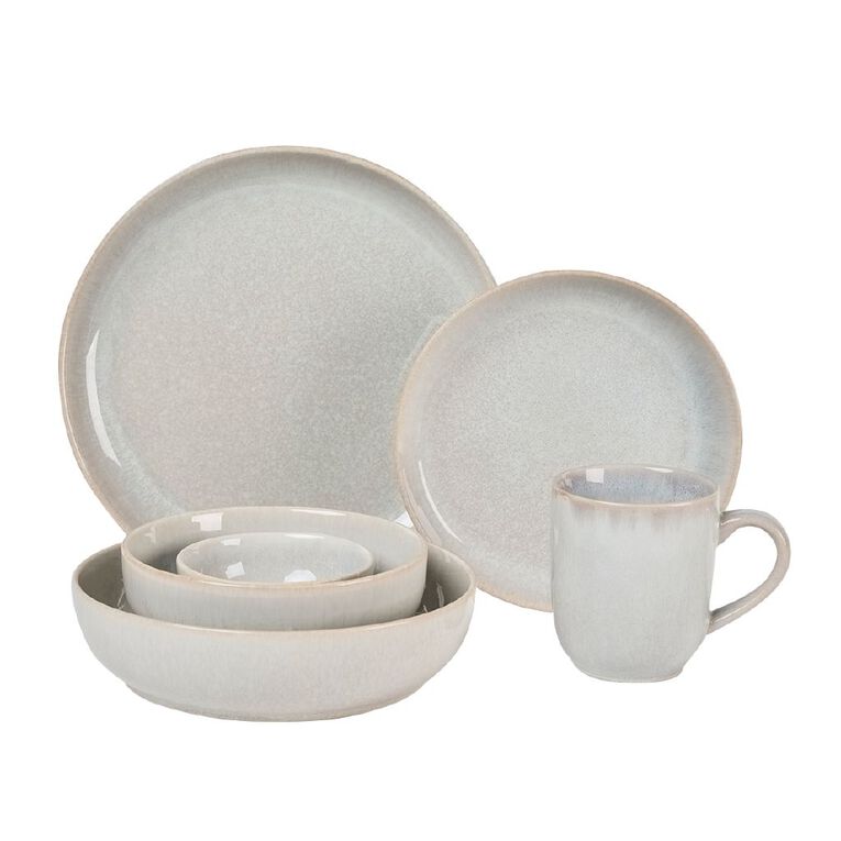 Living & Co Kai Glazed Bowl Blue/Grey, , hi-res