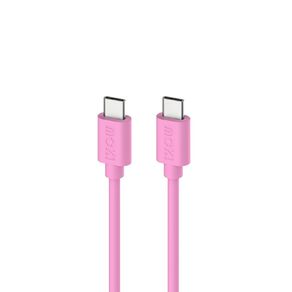 Moki USB-C to USB-C SynCharge Cable 1m - Soft Pink
