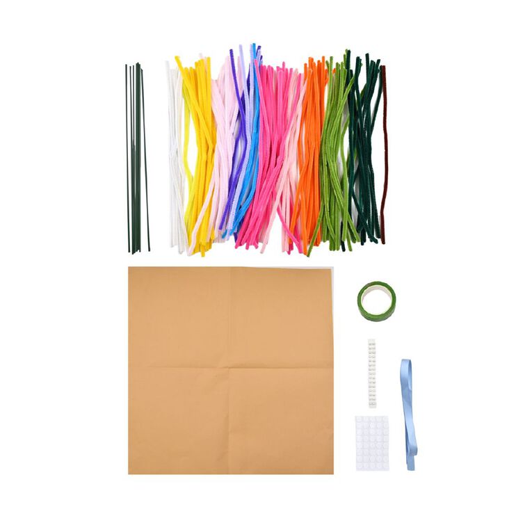 Uniti Adults Chenille Stem Kit Wildflower, , hi-res