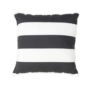 Living & Co Outdoor Cushion Stripe Black/White 40cm x 40cm