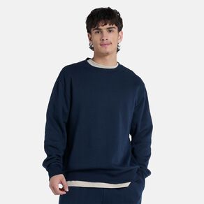 H&H Men's Plain Crew Sweatshirt