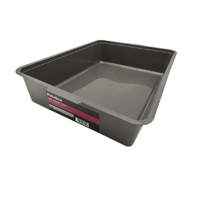 Petzone Cat Litter Tray# Grey, , hi-res