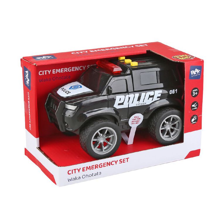 Play Studio City Emergency Car with Light & Sound Assorted, , hi-res