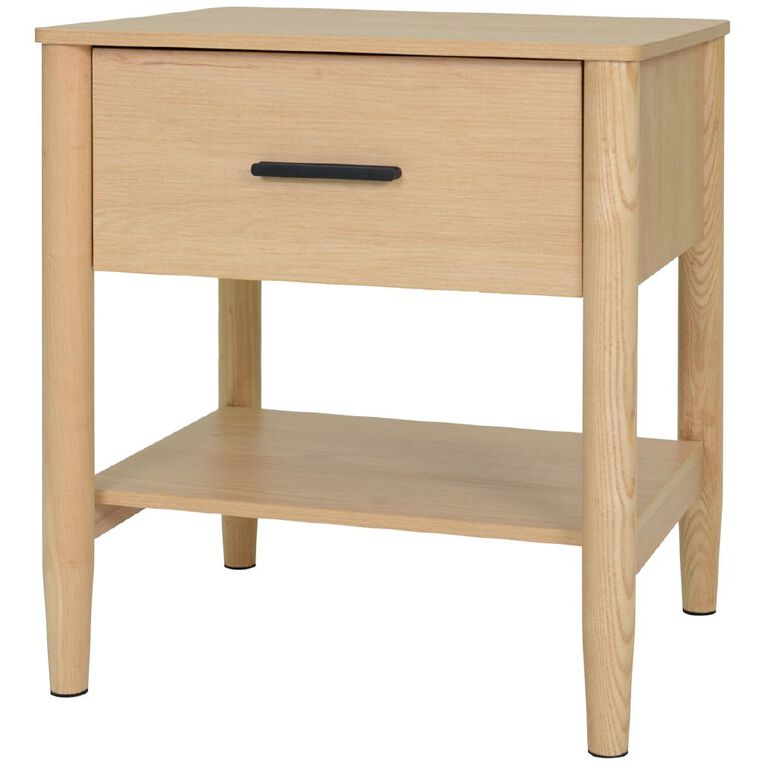 Living & Co Emerson Bedside Table Natural, , hi-res