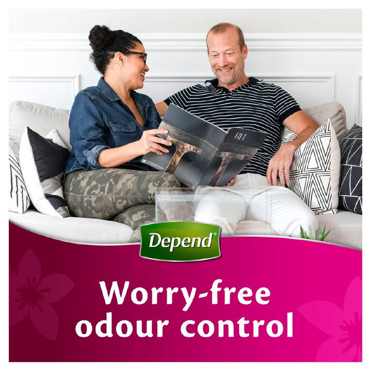 Depend Real Fit Regular Underwear Female Medium, , hi-res