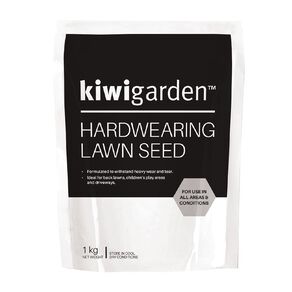 Kiwi Garden Hardwearing Lawn Seeds 1kg