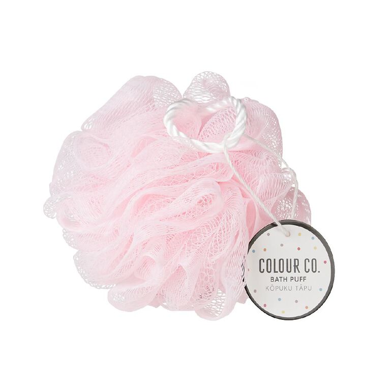 Colour Co. Bath Puff Pink, , hi-res