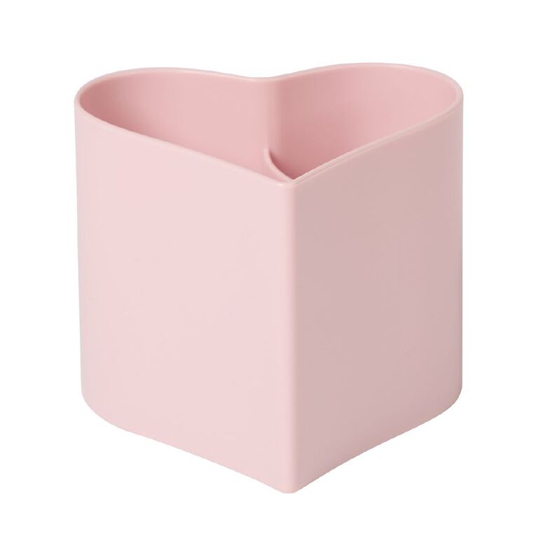 Living & Co Make Up Storage Heart Pink, , hi-res
