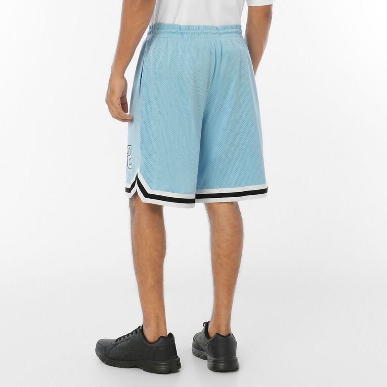 Garage Men's Basketball Shorts, Blue Light, hi-res