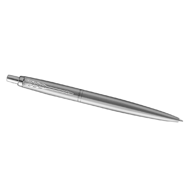 Parker Jotter XL Monochrome Silver Ballpoint Pen Blue, , hi-res