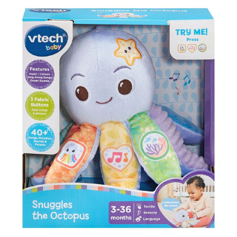 Vtech Snuggles The Octopus, , hi-res