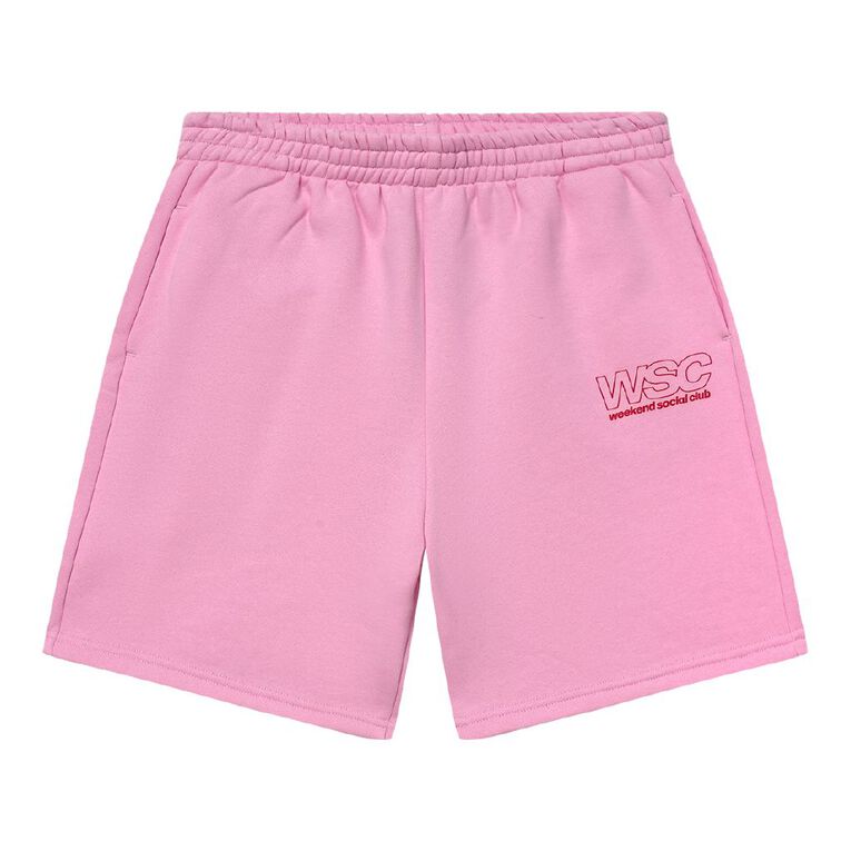 Young Original Weekend Social Club Fleece Bermuda Shorts, Pink, hi-res