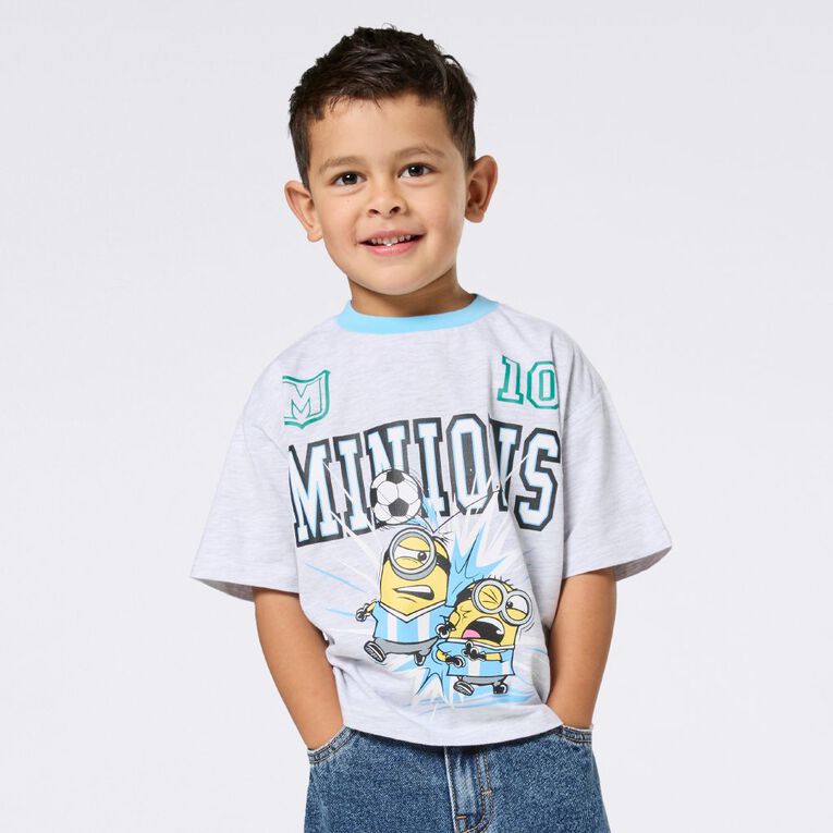 Minions Short Sleeve Tee, Grey Light, hi-res