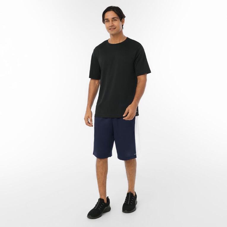 Active Intent Men's Panel Basketball Shorts, Blue Dark, hi-res