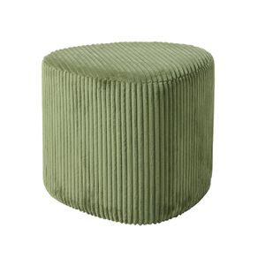 Living & Co Allegra Cord Ottoman Green