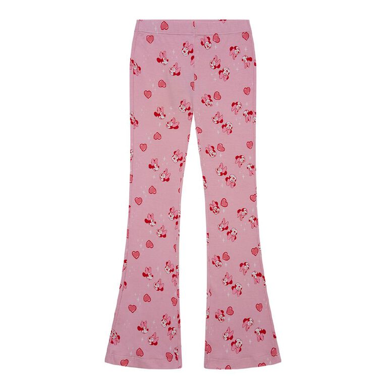 Minnie Mouse Flare Leggings, Pink Mid, hi-res
