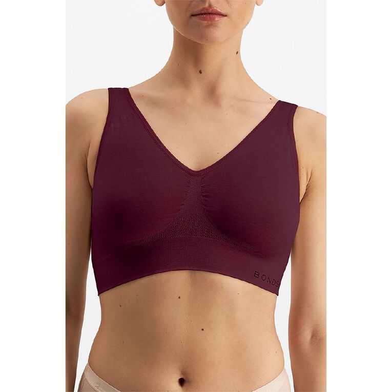 B FOR BONDS Women's Comfy Crop, Maroon B FOR BONDS Women's Comfy Crop, Maroon, hi-res