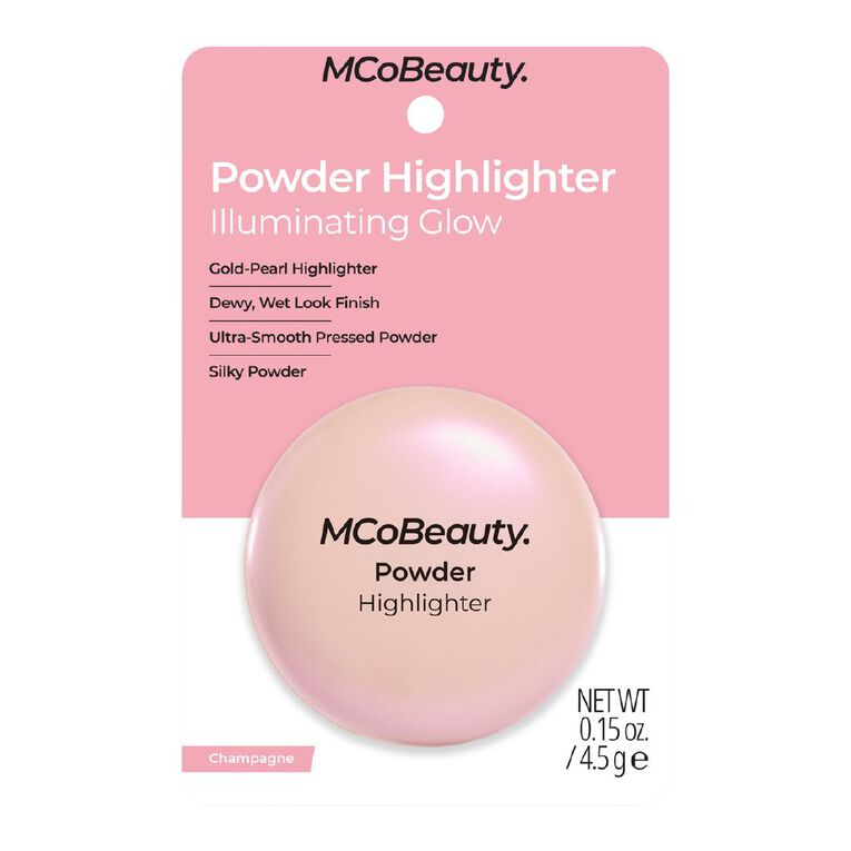 MCoBeauty Powder Highlighter Champagne, , hi-res