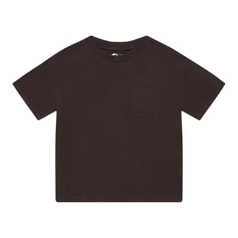 Young Original Short Sleeve Pocket Tee, Brown Dark, hi-res