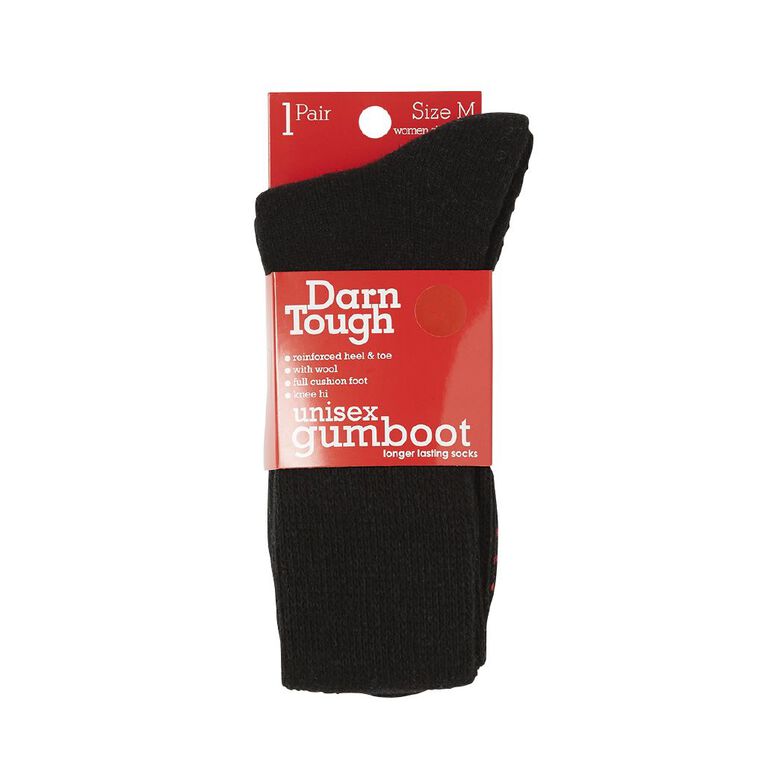 Darn Tough Adult's Gunboot Socks Black The Warehouse
