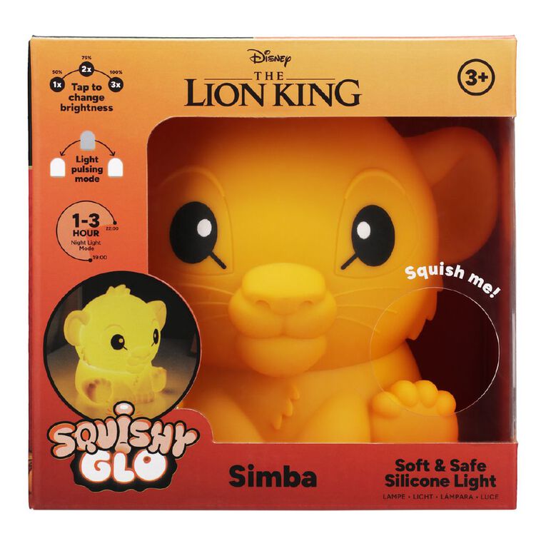 Paladone Disney Simba SquishyGlo Light, , hi-res