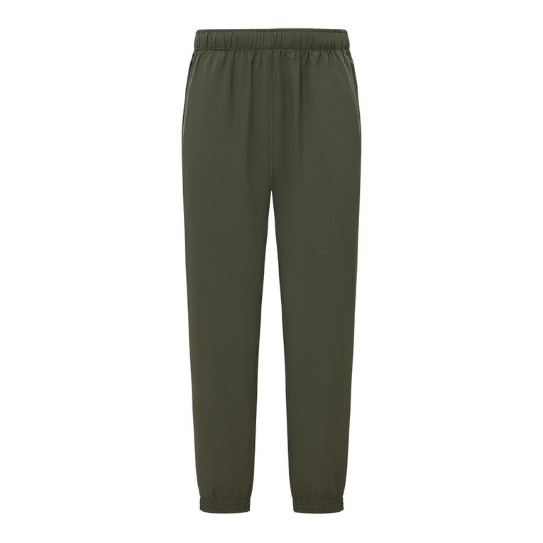 Active Intent Men's Stretch Tech Shell Pants, Green Mid, hi-res