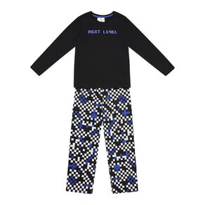 H&H Boys' Knit Flan Pyjama Set