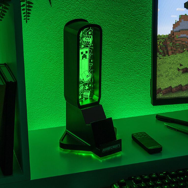 Paladone Minecraft Desk Headphone Stand With Light, , hi-res