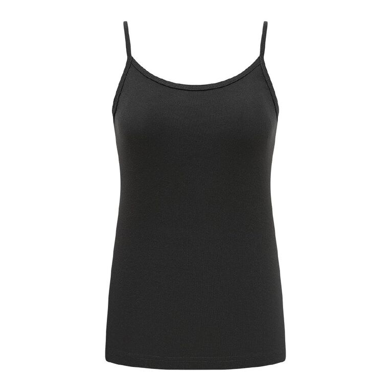 H&H Women's Thermal Singlet, Black, hi-res