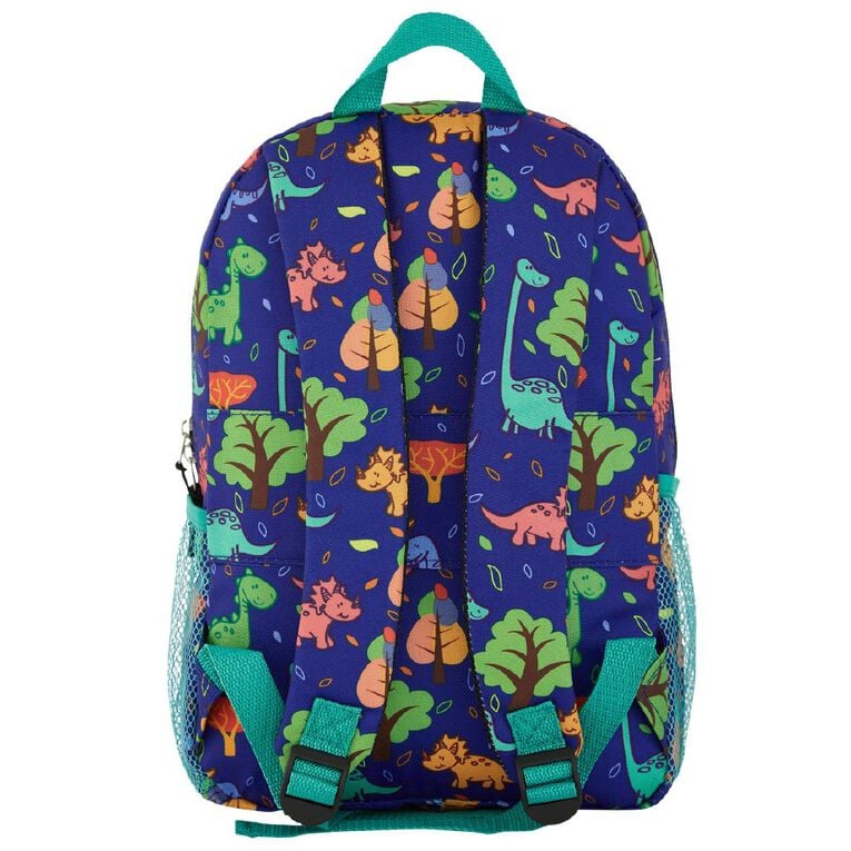 Travelers Club 5 Piece Luggage Set Dinosaur Blue, , hi-res