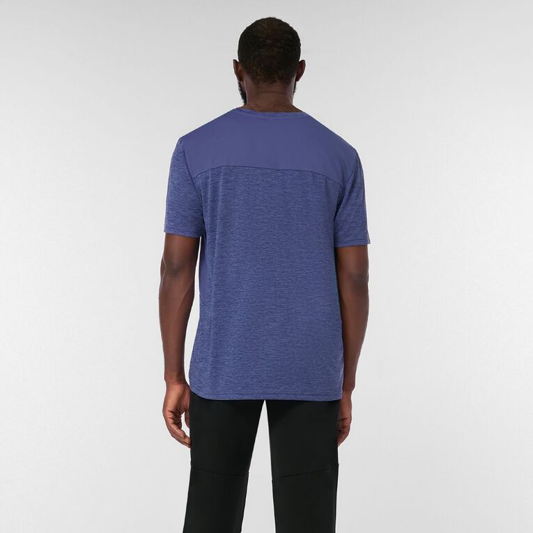Active Intent Men's Space Dye Panel Tee, Blue Dark, hi-res